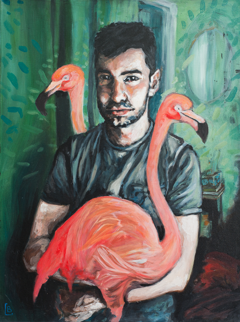 curtis and flamingo